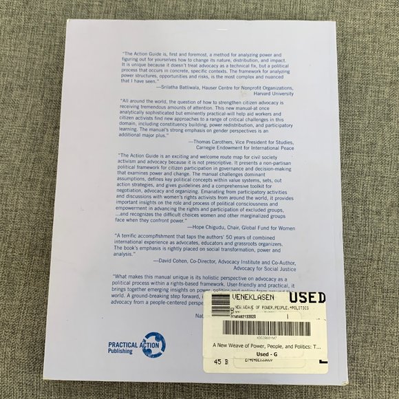 A New Weave of Power, People & Politics: The Action Guide for Advocacy & Citizen - Picture 7 of 13